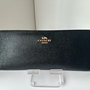 Coach Black Leather Wallet